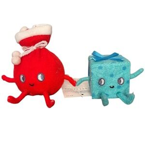 Target Wondershop Christmas Present Gift & Sack Bag‎ Figurine Set Felt Duo 2024